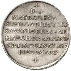 ⅔ Thaler - John George III Death