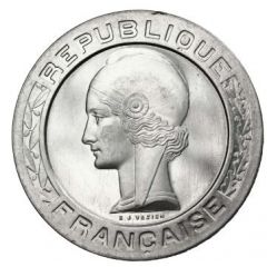5 Francs pattern of Vézien