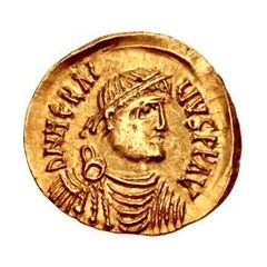 1 Tremissis In the name of Heraclius, Realistic bust, regular head without stars