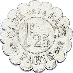 1.25 Francs - Café de la Paix Paris