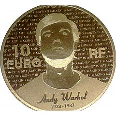 10 Euros Andy Warhol