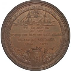 Medal - 25th anniversary of the United Steamship Company
