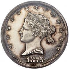 20 Cents `1875` Pattern, silver