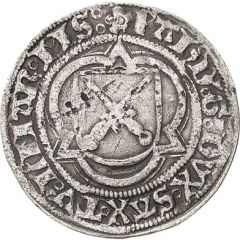 1/2 Schwertgroschen - Frederick III, John and Albert