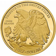 1/2 Dollar - Elizabeth II Walking Liberty