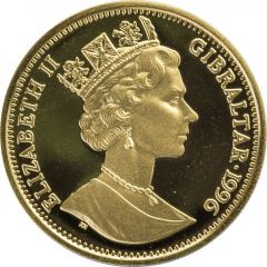 1/2 Crown - Elizabeth II Peter Rabbit Escaping, Gold Proof