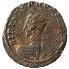 Antoninianus - Probus radiate, nude, (E)RCVLI PACIF or (H)ERCVLI PACIF, Hercules