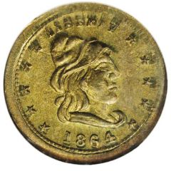 Token - Civil War Liberty Head