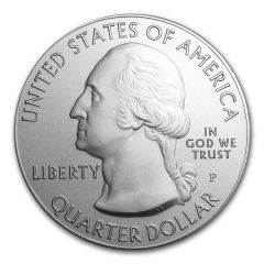 1/4 Dollar `Washington Quarter` Great Sand Dunes – Colorado, Silver 5 oz Bullion
