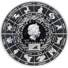 5 Dollars - Elizabeth II Pisces