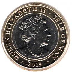 2 Pounds - Elizabeth II D-Day - Churchill