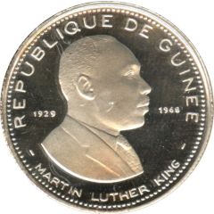 100 Francs Guinéens Martin Luther King