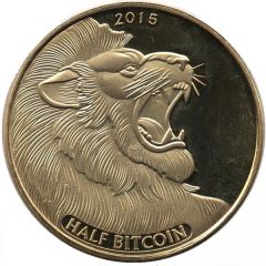 1/2 Bitcoin / 1 oz Copper Titan Bitcoin