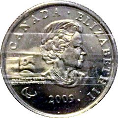 25 Cents - Elizabeth II Sledge Hockey, colored