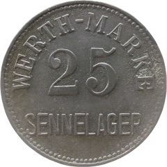 25 Pfennig Werth-Marke, Sennelager
