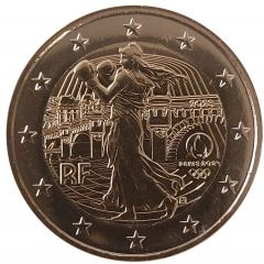 2 Euros Olympic Games, Paris 2024 - France 2023