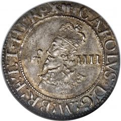1 Groat - Charles I Aberystwyth mint, bust within circle