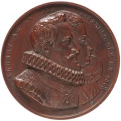 Médaille - Albert et Isabelle