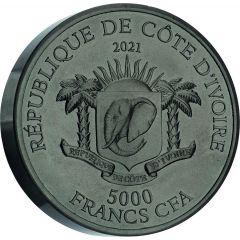 5000 Francs CFA Tiger