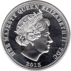 5 Pounds - Elizabeth II 63 years reign