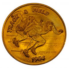 Token - SCRTD Fare Games of the XXIIIrd Olympiad Los Angeles 1984 - Track and Field, Los Angeles, California