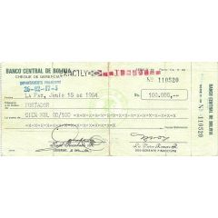 100 000 Pesos Bolivianos