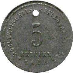5 Pfennig - Reichenbach Wohltätigkeits and Pflegeanstalt