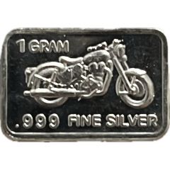 1 Gram Silver Motorcycle