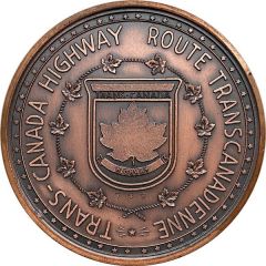 Medal - Official Opening Trans Canada Highway