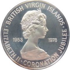 1 Dollar - Elizabeth II Coronation Jubilee