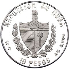 10 Pesos 150 years of Austrian railroad
