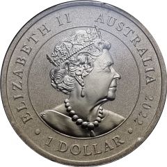 1 Dollar - Elizabeth II 6th Portrait - Year of the Tiger