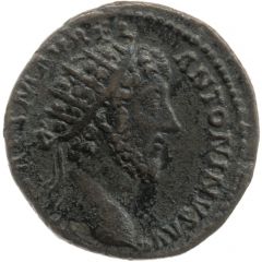Dupondius - Marcus Aurelius FEL TEMP TR P XV COS III S C, Felicitas