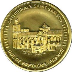Token - Gravotech Collection Europeenne Médaille Souvenir Dol De Bretagne - Cathedrale Saint Samson