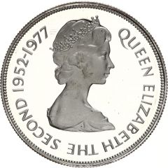 25 Pence - Elizabeth II Silver Jubilee, Silver Proof