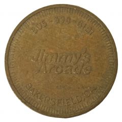 Token - Jimmy’s Arcade Bakersfield, California