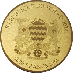 5000 Francs CFA African Lion