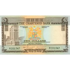 5 Dollars The Chartered Bank