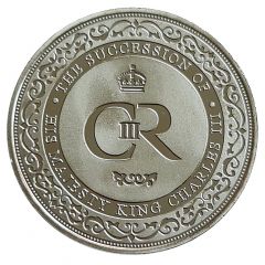 Medal - King Charles III Succession of his Majesty