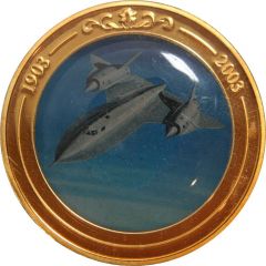 Token - 100 Years of Flight #07a - Lockheed SR-71 Blackbird