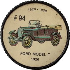 Token - Jell-O #94, Ford Modéle T