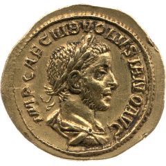 Aureus - Volusianus PAX AVGG, Pax