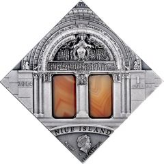 1 Dollar - Elizabeth II Romanesque Art