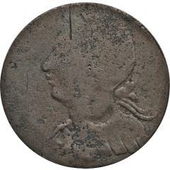 1/2 Penny Regal Imitation - George III left