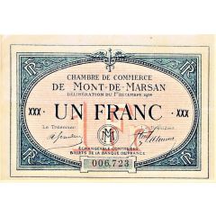 1 Franc - Chambre de Commerce de Mont-de-Marsan 40