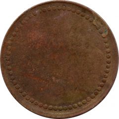 Coffee Machine Token Blank with 63/62 beads, d 21.3 mm