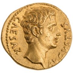 Aureus - Augustus IOVIS TONANT, Jupiter