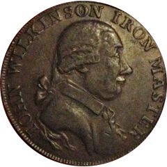 1/2 Penny Warwickshire - Wilkinson / Harp