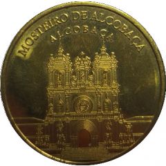 Portuguese Heritage Collectors Coin - Alcobaça Mosteiro de Alcobaça - Façade