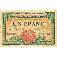 1 Franc - Chambre de Commerce de Corbeil 91